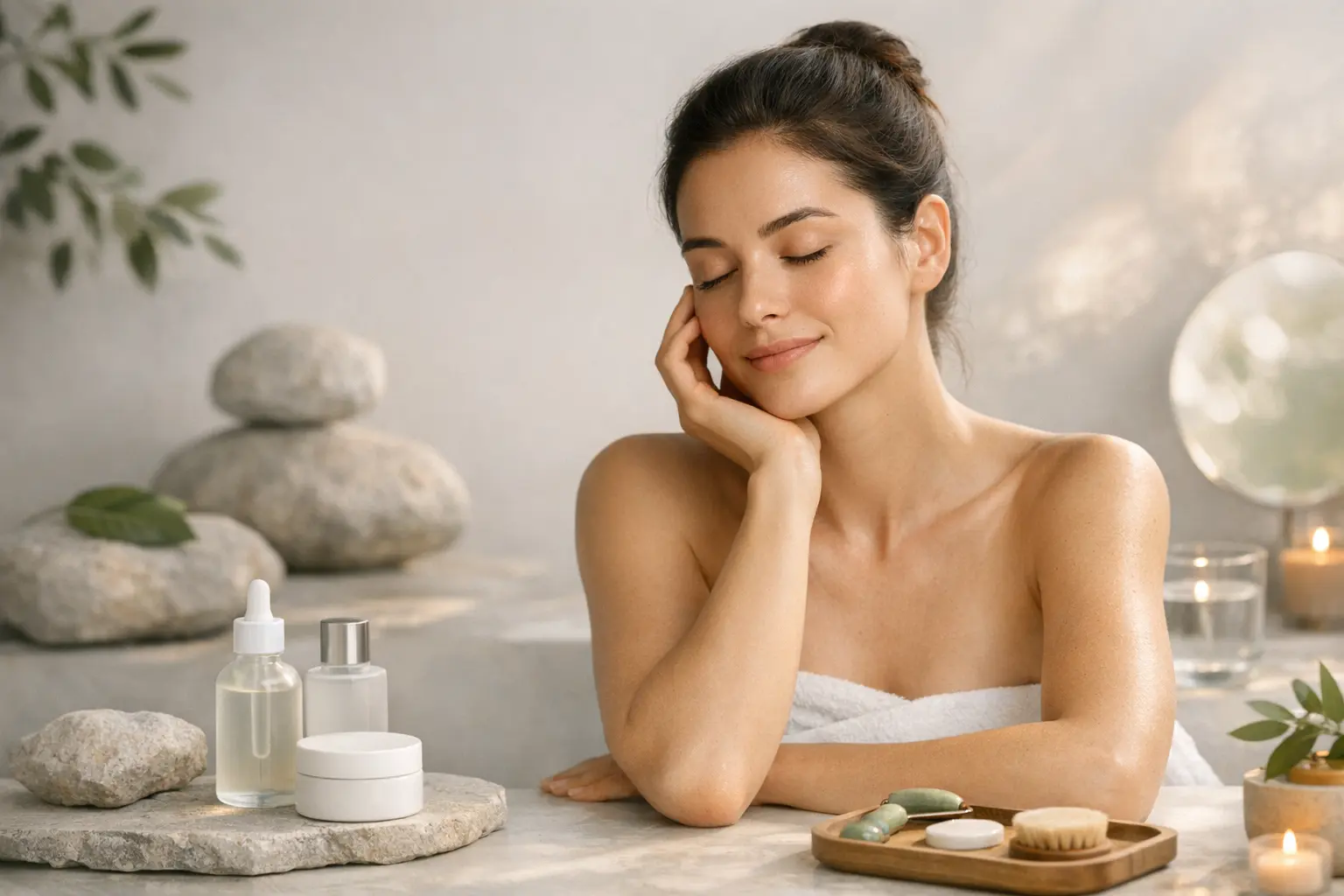 Alternative text = Minimalist skincare & clean beauty