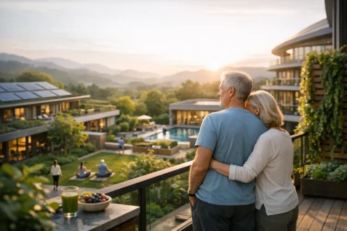 Alternative text = Longevity residences & health‑focused homes